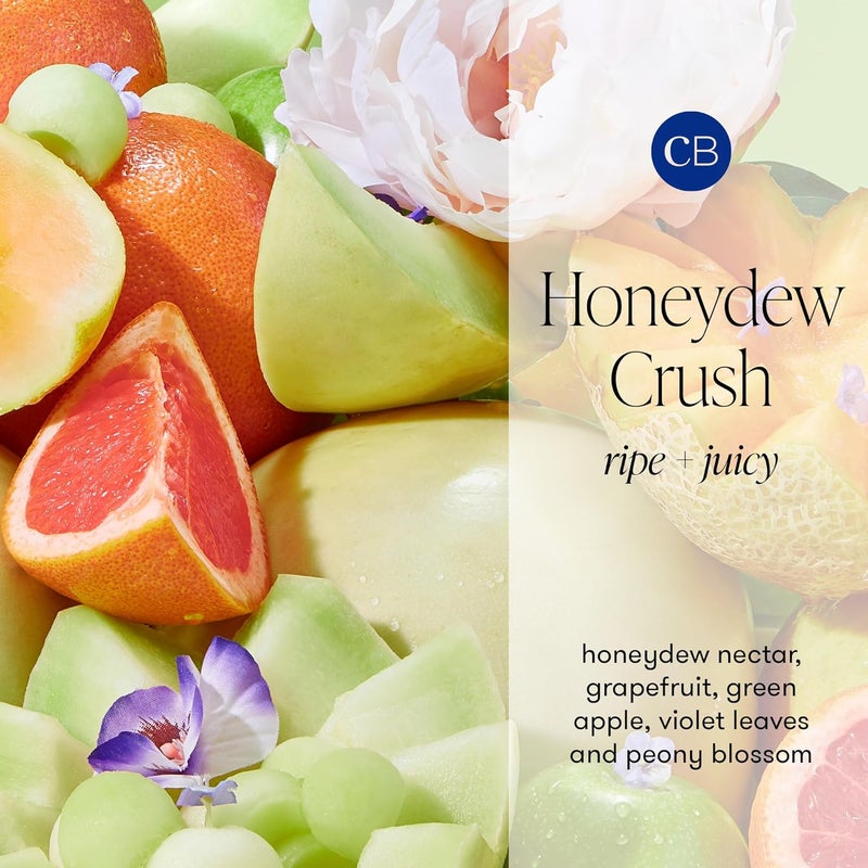 Capri Blue Honeydew Crush Scented Candle - Mercury Iridescent Signature Jar Candle - Luxury Aromatherapy Candle - Glass Candle with Soy Wax Blend (19 oz) - Image 3