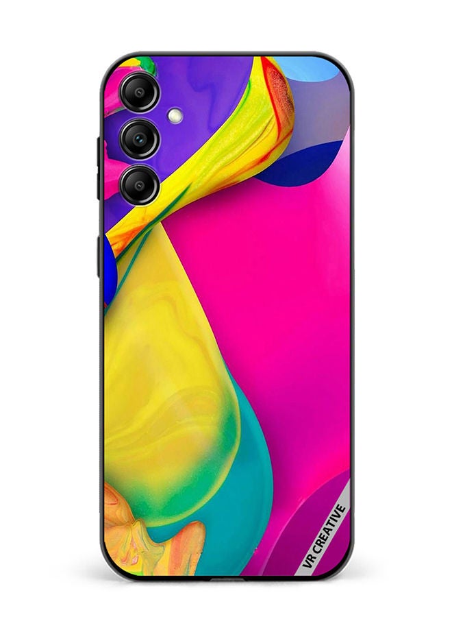 VR CREATIVE غطاء حماية لجهاز سامسونج جالاكسي A14 5G/A14 بتصميم متعدد الألوان - Image 1