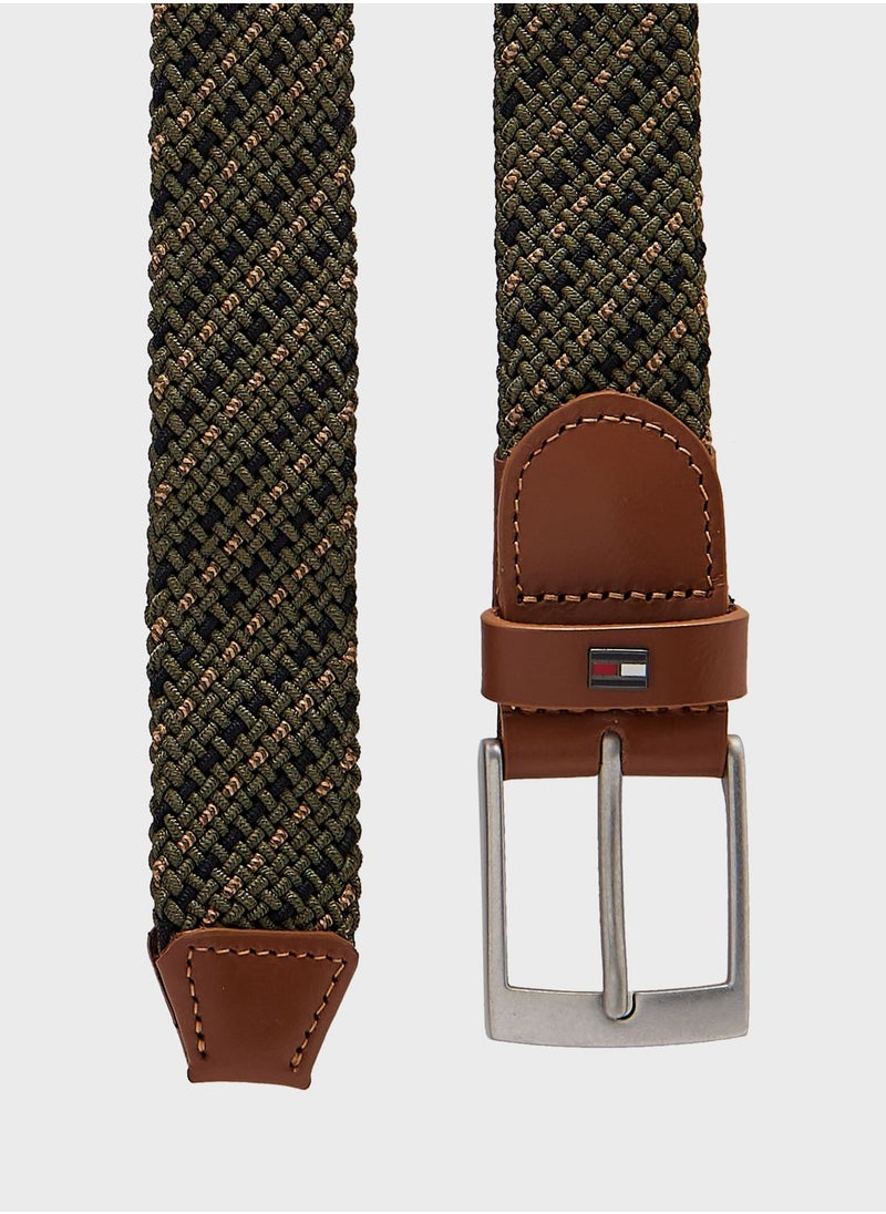 TOMMY HILFIGER - Logo Allocated Hole Elastic Belt - Image 1