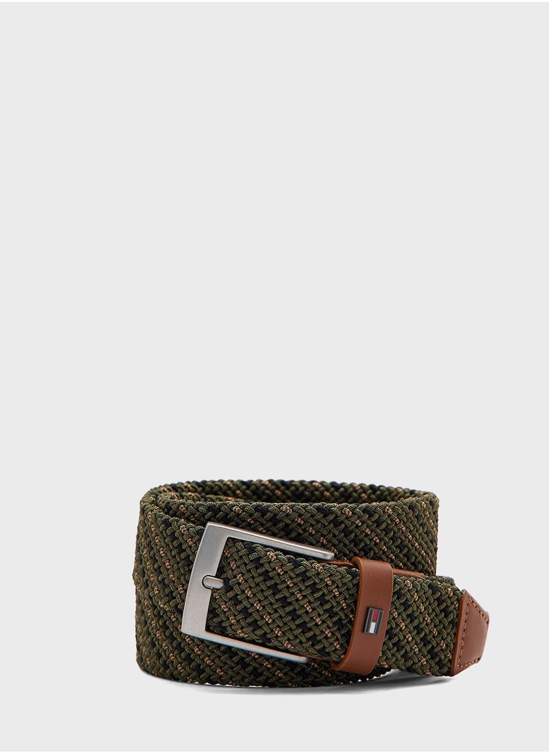 TOMMY HILFIGER - Logo Allocated Hole Elastic Belt - Image 1