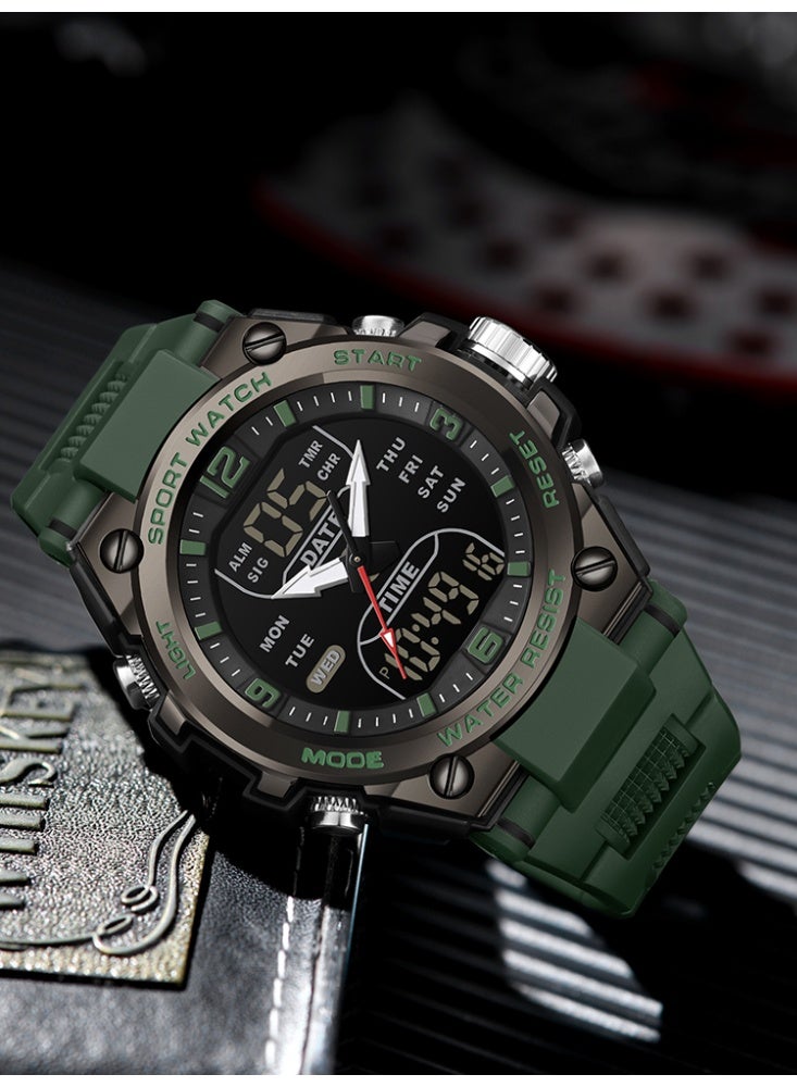 Sanda Top Brand Fashionable Men's Electronic Watch Multi functional Waterproof Countdown Men's Digital Watch - Image 2