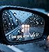 ValueBargain 10PCS I Love You Drive Safe Mirror Sticker I Love You Drive Safe Sticker for Car Windows Rearview Funny Cute Decals to Show Your Loves Waterproof and Reusable - Image 2