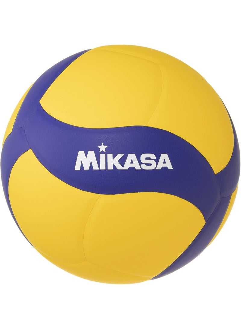 Mikasa V330W Volleyball Size 5 Official Training & Competition Ball Premium Synthetic Leather Yellow/Blue - Image 5