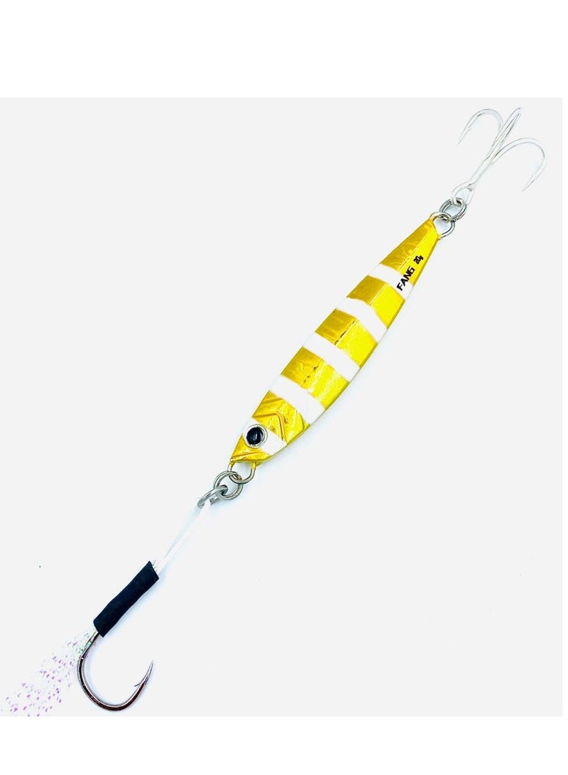 oakura Lumo Zebra Fang Jig Of Weight 20G And 10 Mesmerizing Colors Light Weight Equipment For Epic Fishing Adventures - Image 1