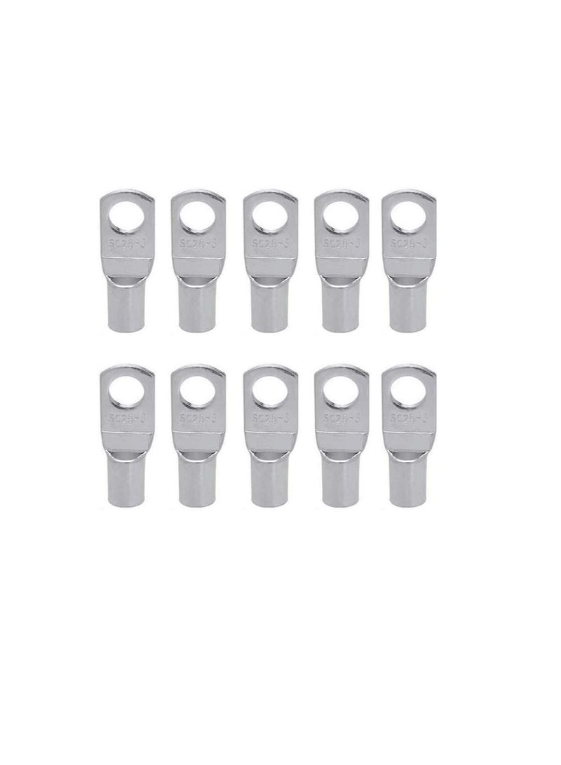 Copper Cable Lugs 10Pcs Set-Wire Terminals, Connector Cable lugs Ring Battery SC Terminals, for Marine, Solar, Automotive, Electric, Home Applications etc (Hole Size 12mm, Cable Size 240mm)  - Image 1