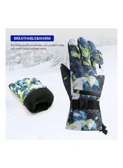 SYOSI Winter Ski Gloves for Women Men, Touchscreen Waterproof Thermal Snow Gloves, Warm Anti Slip Cold-proof for Skiing, Mountaineering, Cycling, Snowboarding, Winter Outdoor Sports Gloves  - Image 3
