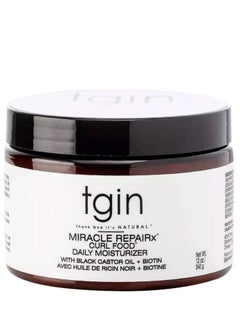 Tgin Tegene Miracle Reparex Curl Food Daily Moisturizer for Damaged Hair - Repair, Protect and Treat - 340 g  - Image 1