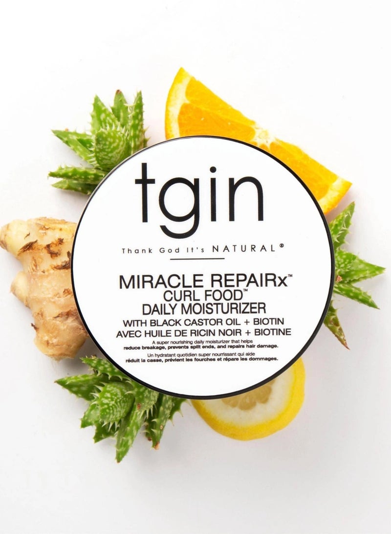 Tgin Tegene Miracle Reparex Curl Food Daily Moisturizer for Damaged Hair - Repair, Protect and Treat - 340 g - Image 3