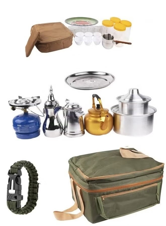 كادي ون طقم حقائب للنزهات مع إكسسوارات مكون من 30 قطعة - Image 1