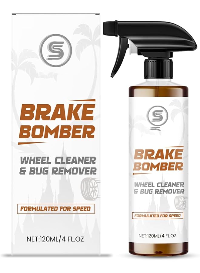 كاست ويف بخاخ منظف للعجلات، منظف غير حمضي للجنوط والإطارات، مزيل قوي لغبار الفرامل والبقع، مناسب لتفاصيل السيارة، آمن على العجلات المصنوعة من السبائك والكروم والعجلات المطلية - Image 1