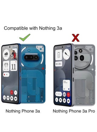 2 in1 Nothing Phone 3a Case Cover with 1 Pack Tempered Glass ,Transparent, Protector, Transparent, Protector Shockproof, Slim, Super Durable, Scratch Resistant, Anti-yellow & Ultra-thin for Nothing Phone 3a Phone Slim Case Snug Fit & Easy to Clean, Clear - view 2