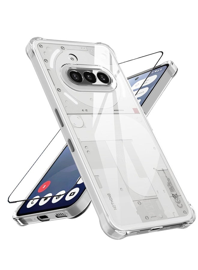xlevel Xlevel 2 IN1 Nothing Phone 3a Case Cover With 1 Pack Tempered Glass Z8C836F1A0DA4AE01F0DEZ