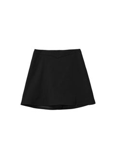 W798 Xuanchen Plus Size Women's Korean-style Personalized V-waist Skirt Chubby Girl Spring Trendy Age-reducing Short Skirt