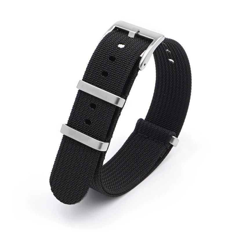 Bluejw Premium Ribbed Nylon Watch Straps 20mm 22mm Replacement Band for Men – Durable Comfort-Fit Strap to Replace the Watch Strap on Moonswatch and Similar Models - Image 1