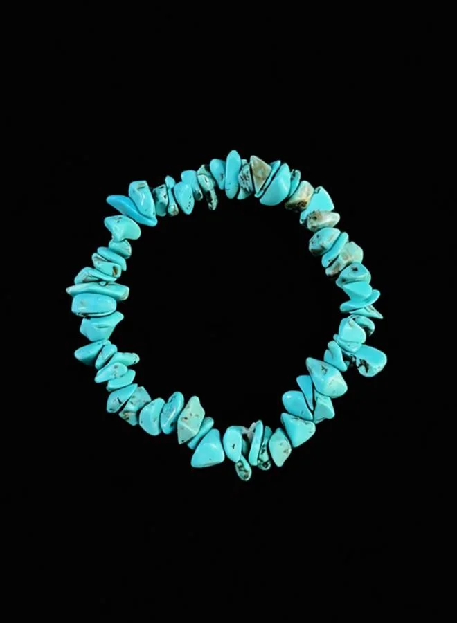تايك تو Turquoise Chip Stone Beaded Bracelet