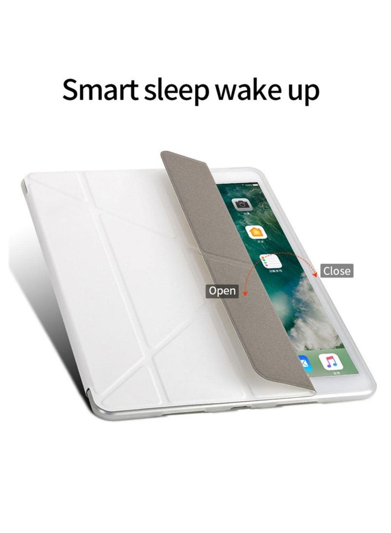 Slim Fit Lightweight iPad 9.7 & 6th Gen Case with Clear Back Smart Cover in Green Color for Stylish Protection - Image 5