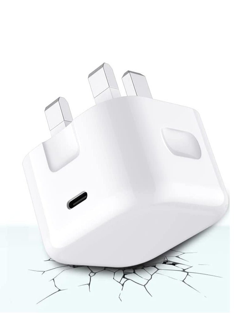 ELTRAZONE Galaxy Z fold 3 Charger, USB C Fast Charge Foldable Plug 20W Type C PD Power Delivery Wall Adapter Compatible with Samsung Galaxy Z Fold 3 / Z fold 2 / Z Fold/Z Fold (Type C) TO ) Type C)Cable - Image 5