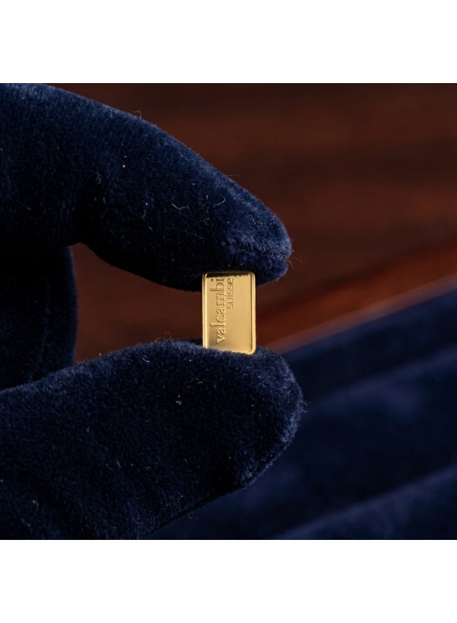 Valcambi Suisse 1 Gram 999.9 Fine Gold Bar in Original Assay Blister Packaging - Image 5