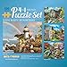 Bits and Pieces  4in1 MultiPack 500 Piece Jigsaw Puzzles for Adults  Serene Beauty by Artist Alan Giana Four Different Puzzles Completed Puzzle Size 16 x 20 - Image 4