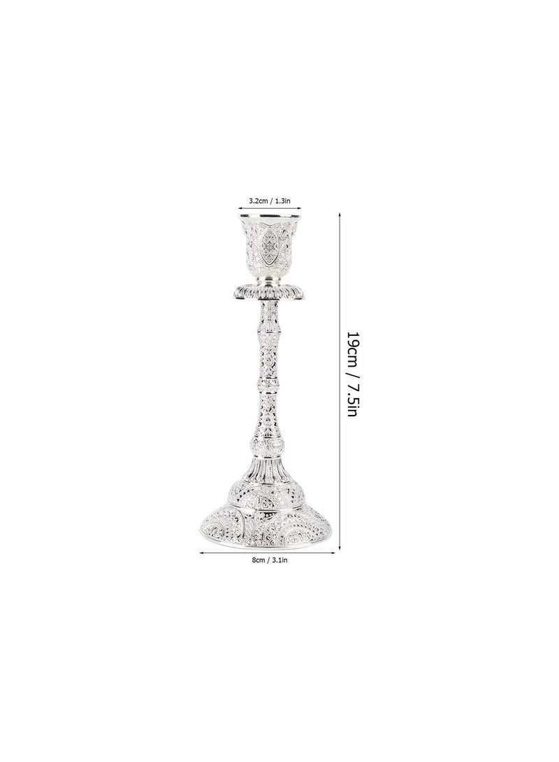 GGOOT Metal Candlestick Holders, Modern Decorative Iron Candle Stick Holder, Taper Candles Bundle Home Mantel Dinning Table Wedding Centerpiece Decorations - Image 2