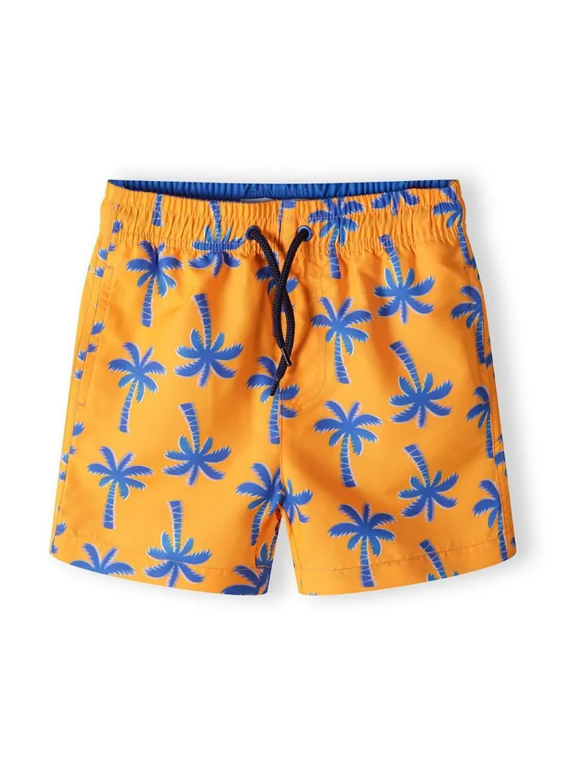 MINOTI Boys' Swim Shorts with Elastic Waist and Adjustable Drawstring