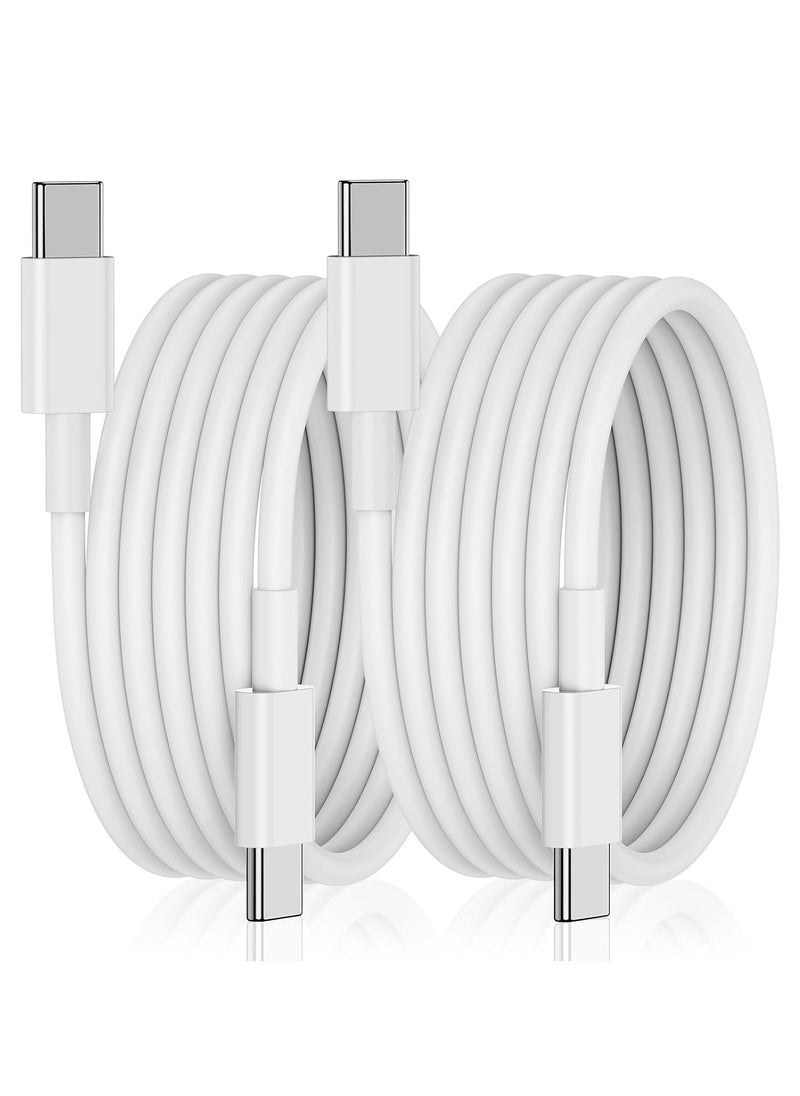 Generic - USB C to USB C Cable for Apple iPhone 15 Charger Cable 2pack 60W, Type C Fast Charge Cord,Fast Charger Wire Compatible with iPhone 15Pro/15 Plus/15 Pro Max, iPad Pro 12.9 Air Mini MacBook Air - Image 1