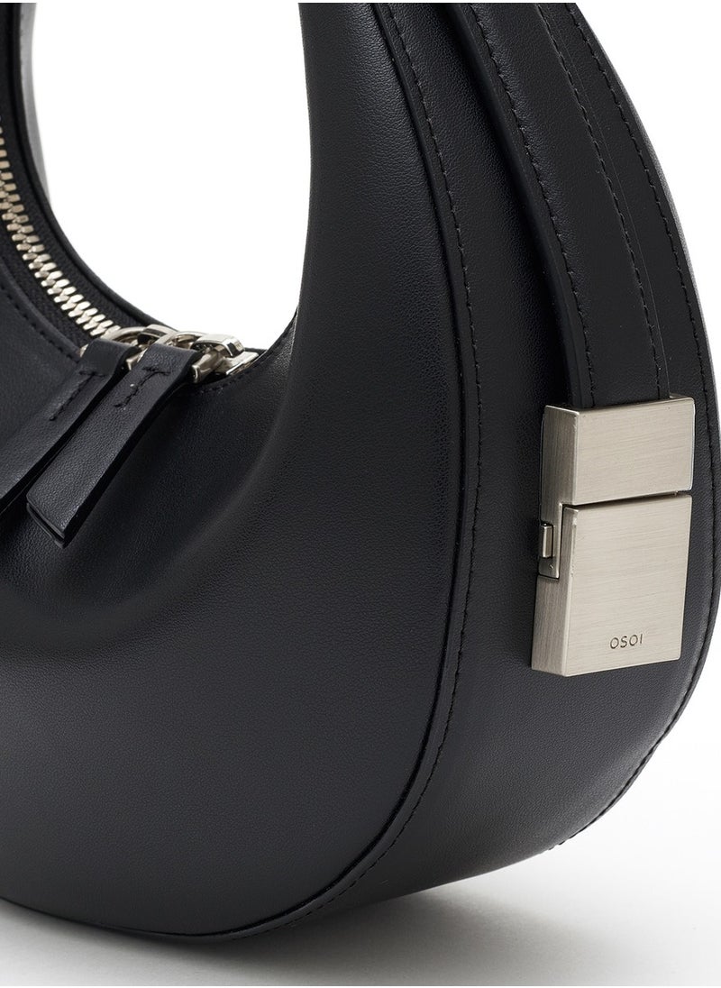 OS OI Mini Toni Bag Mini Leather Top Handle Handbag Shoulder Crossbody Bags  - Image 5