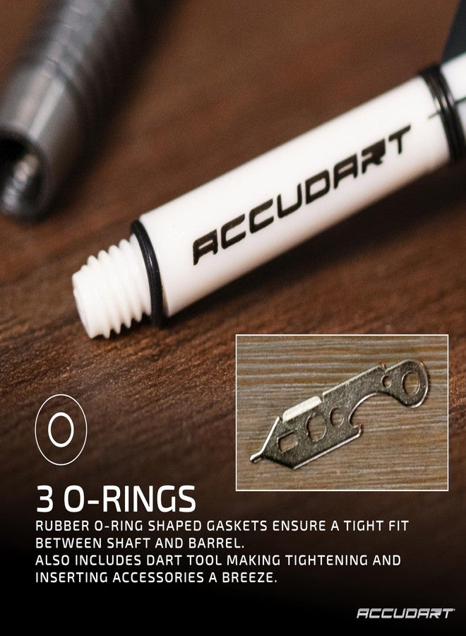 Accudart Dart Tune‑Up Kit – Flights, Shafts, Flight Protectors, Spring Clips, O‑Rings & Dart Tool – Complete Dart Accessory Set for Steel or Soft Tip Darts - Image 4