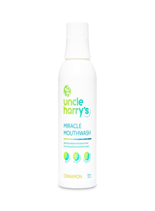 Uncle Harry's Natural Products Cinnamon Mouthwash (8 oz - Image 1