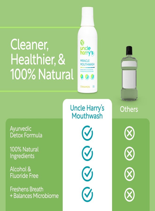 Uncle Harry's Natural Products Cinnamon Mouthwash (8 oz - Image 5