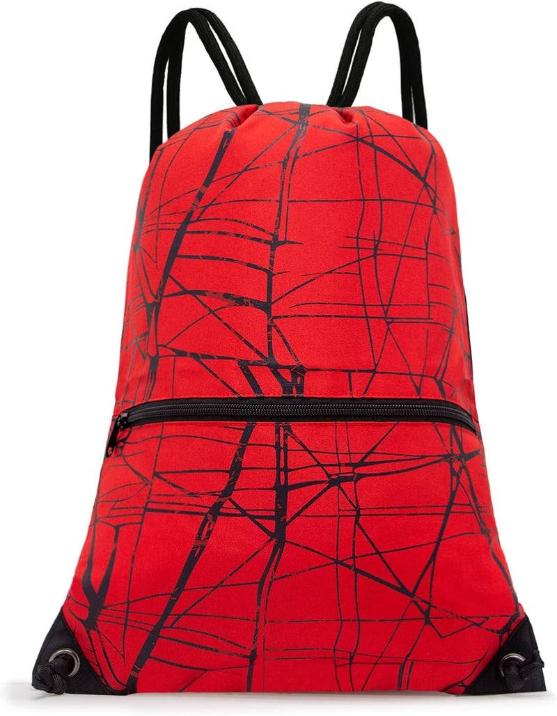 HOLYLUCK Drawstring Backpack Bag Sport Gym Sackpack - Image 1