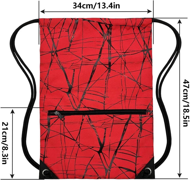 HOLYLUCK Drawstring Backpack Bag Sport Gym Sackpack - Image 2