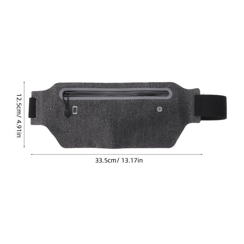 Reflective Camouflage Gray Running Waist Bag Anti Wear Fanny Pack for Men Women - Image 3