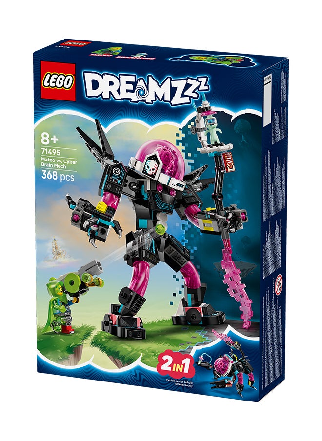 Dreamzzz Mateo Vs. Cyber Brain Mech 71495 (368) Pieces