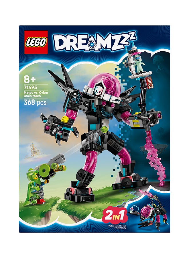 Dreamzzz Mateo Vs. Cyber Brain Mech 71495 (368) Pieces