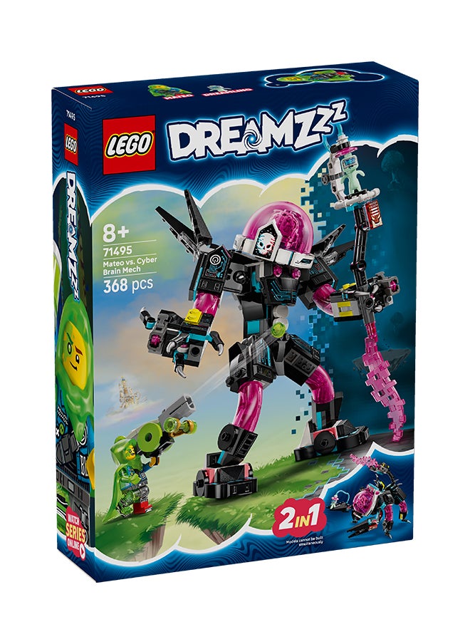 Dreamzzz Mateo Vs. Cyber Brain Mech 71495 (368) Pieces