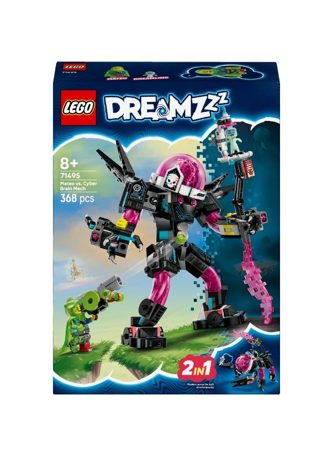 LEGO Dreamzzz Mateo Vs. Cyber Brain Mech 71495 (368) Pieces  - Image 2