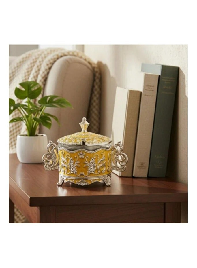 جرة سكر فاخرة بتصميم أنيق بنقوش - Image 2