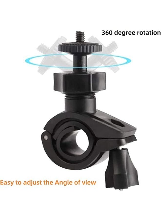 Generic - Bike Handle Bar Mount Clip Holder for Action Camera for Hero 11/10/9 for Insta360 for OSMO/Eken/SJCAM action camera - Image 1