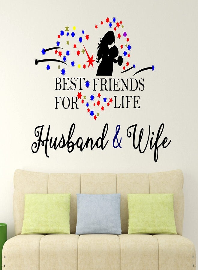LANSTICK Husband and Wife Wall Sticker for Wall Decoration - Image 3