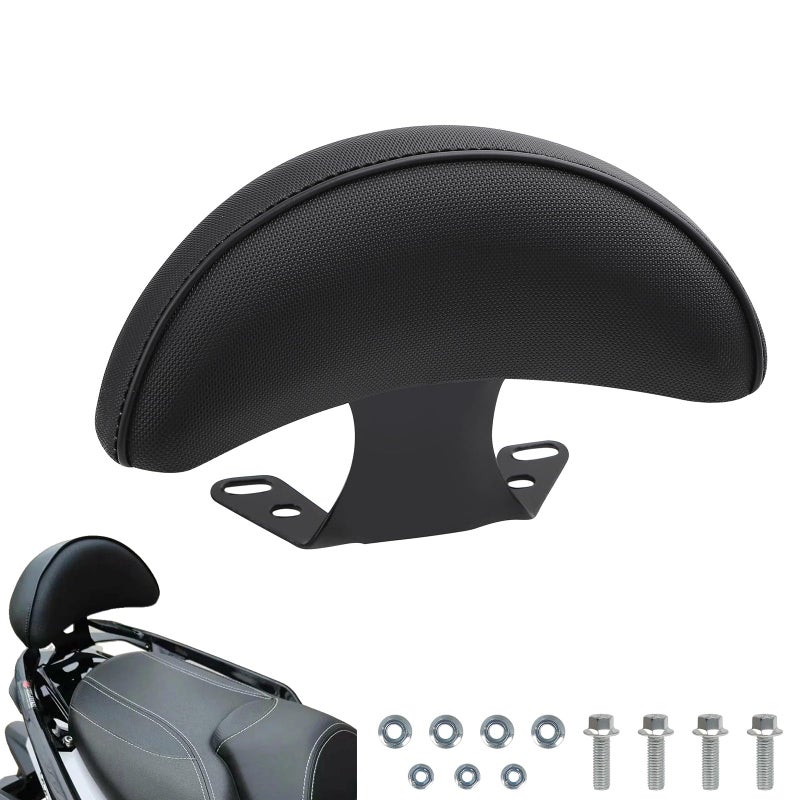 Mokuo Motorcycle Rear Backrest Driver Backrest in Soft Sponge Material Compatible with Chinese GY6 Scooter Mopeds Jonway Sunl - Image 2