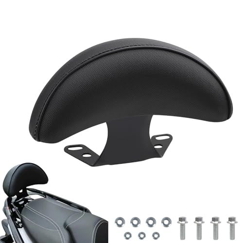 Mokuo Motorcycle Rear Backrest Driver Backrest in Soft Sponge Material Compatible with Chinese GY6 Scooter Mopeds Jonway Sunl - Image 1