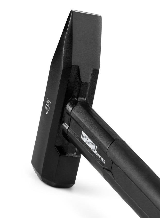 ToughBuilt - 4 lb. Fiberglass Blacksmith Hammer, Heavy-Duty Sledge Hammer with Drop-Forged Steel Head, Shock-Absorbing Fiberglass Handle, and Precision Balance for Professional Use (TB-H1-1BS-F4) - Image 3