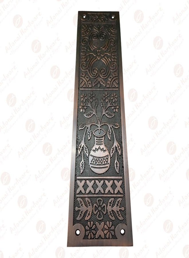 Adonai Hardware Decorative Aluminium Push Plate (15 Inch Melchizedek x 1 Pack, Oil Rubbed Black) - Image 4