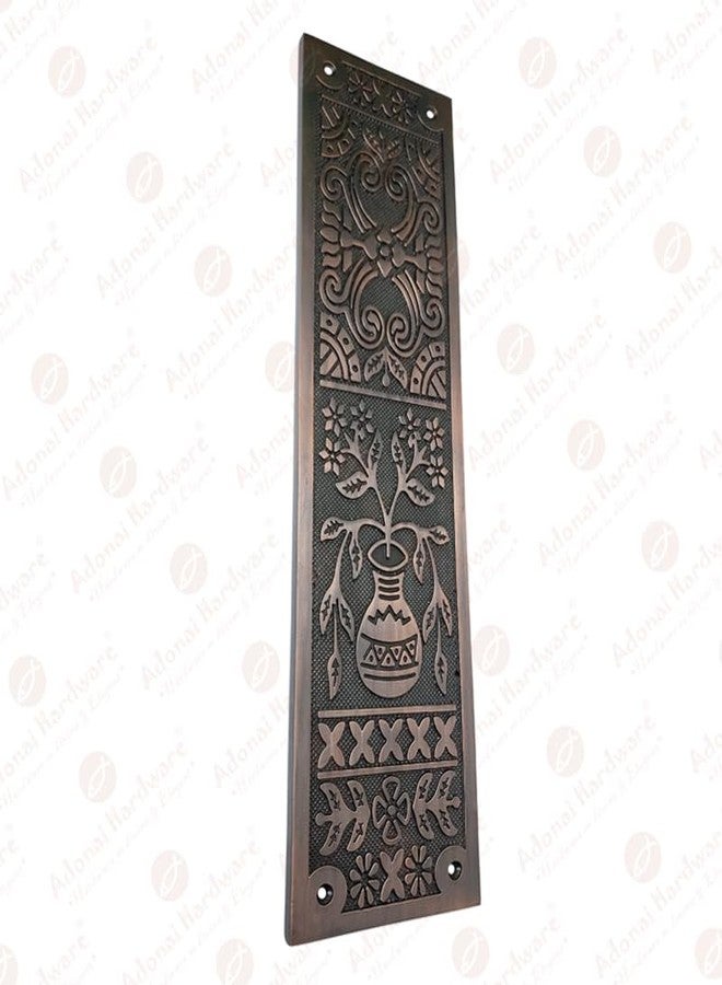 Adonai Hardware Decorative Aluminium Push Plate (15 Inch Melchizedek x 1 Pack, Oil Rubbed Black) - Image 5