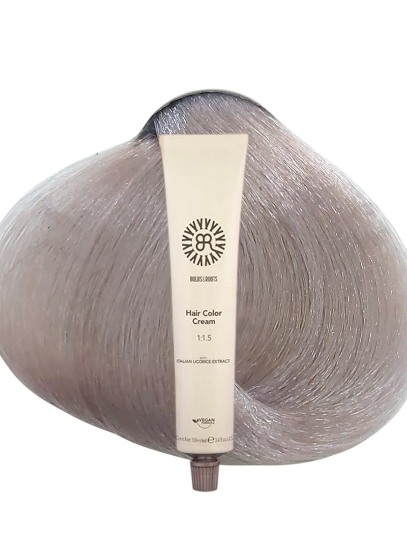 بي ار صبغه BR الايطاليه نباتيه 100%  للتلوين الشعر رقم 11.21   100 ملليلتر - Image 1