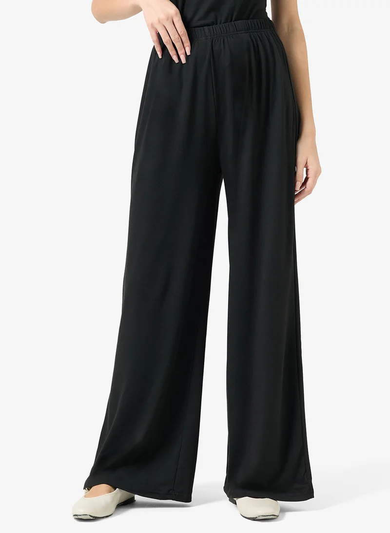 Ginger Basics  Assymetric Comfy Longline Top & Straight Fit Pant Lounge Set for Women | Best Price UAE