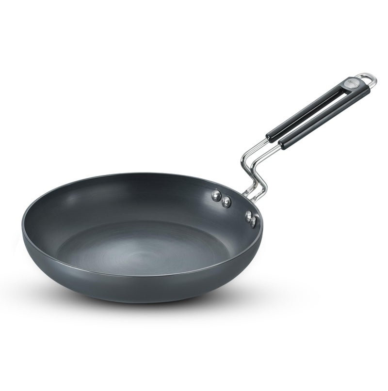 Prestige Aluminium Hard Anodised Fry Pan, 24 cm, Black - Image 1