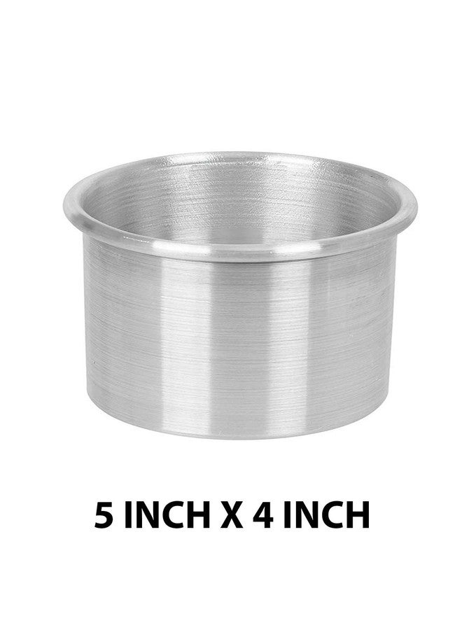CAKE DECOR Round Aluminum Cake Mould Thali 5 in x 4 inch - Image 2