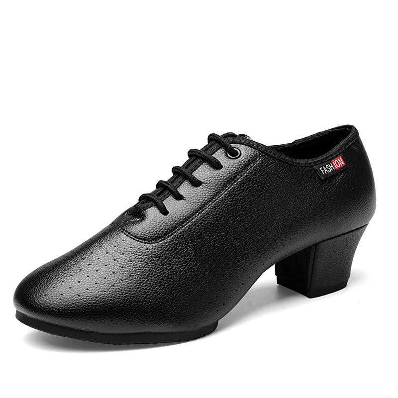 Generic Adult Womens Latin Dance Shoes White Soft Bottom Genuine Leather Square Dance Shoes Summer Dance Shoes Social Dance Water Soldi Black indoor fur bottom 
